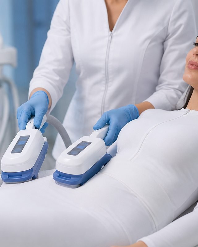CoolSculpting session at Diva Healthcare Clinic